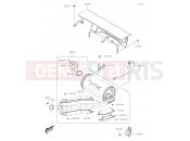 KAWASAKI MULE PRO-MX (KAF700BKF) Muffler(s)