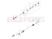 KAWASAKI MULE PRO-MX (KAF700BKF) Drive Shaft-Propeller