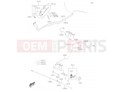 KAWASAKI MULE PRO-MX (KAF700BKF) Brake Piping