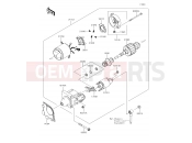 KAWASAKI MULE SX (KAF400HKF) Starter Motor