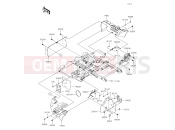 KAWASAKI MULE SX (KAF400HKF) Frame Fittings(Rear)