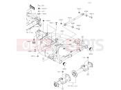 KAWASAKI MULE SX (KAF400HKF) Swingarm
