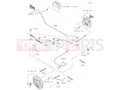 KAWASAKI MULE SX (KAF400HKF) Rear Brake Piping