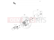 KAWASAKI MULE SX (KAF400HKF) Steering Wheel