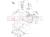 KAWASAKI MULE SX (KAF400HKF) Fuel Tank