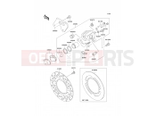 Rear Brake - Kawasaki KX85 (KX85A6F) 2006