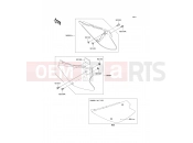 Side Covers - Kawasaki KX85 (KX85A6F) 2006
