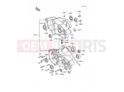 Crankcase - Kawasaki KX60 (KX60-B3) 1987