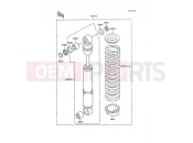 Shock Absorber(s) - Kawasaki KX60 (KX60-B3) 1987