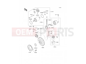 KAWASAKI ELIMINATOR 125 (BN125-A3) Starter Motor