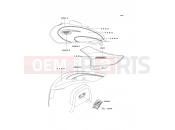 KAWASAKI ELIMINATOR 125 (BN125-A3) Decals(C.B.Blue/P.R.Blue)