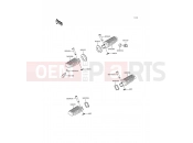 Footrests - Kawasaki ER-5 (ER500-B4) 2000
