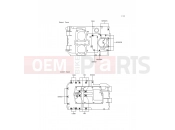 Crankcase Bolt Pattern - Kawasaki GPZ500S (EX500-D7) 2000