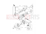 Starter Motor - Kawasaki GPZ500S (EX500-D7) 2000