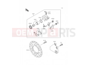 Rear Brake - Kawasaki GPZ500S (EX500-D7) 2000