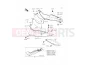 Side Covers/Chain Cover - Kawasaki GPZ500S (EX500-D7) 2000