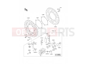 Front Brake - Kawasaki GPZ500S (EX500-E7) 2000