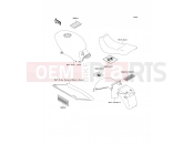 Labels - Kawasaki GPZ500S (EX500-E7) 2000