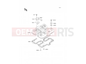 Cylinder Head Cover - Kawasaki GPZ500S (EX500-E9) 2002