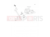 Brake Pedal - Kawasaki GPZ500S (EX500-E9) 2002