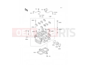 KAWASAKI KLE500 (KLE500-A12) Cylinder Head
