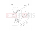 KAWASAKI KLE500 (KLE500-A12) Front Hub