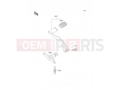 KAWASAKI KLE500 (KLE500-A12) Brake Pedal