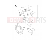 KAWASAKI KLE500 (KLE500-A12) Rear Brake