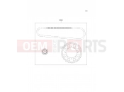 KAWASAKI KLE500 (KLE500-A12) Chain Kit