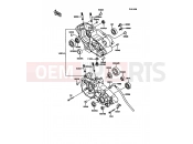 Crankcase - Kawasaki KDX200 (KDX200-C2) 1987