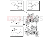MV Agusta Brutale 750 ORO Mirrors - Covers