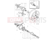 MV Agusta Brutale 910 S Rear Wheel Assembly