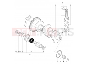 MV Agusta Brutale 1090 R 2012 Crankshaft Assembly