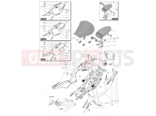 MV Agusta F3 800 Rear Fairing Assembly