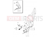 Footrest Assembly Left - MV Agusta 1999-2001 F4 750S