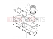 Cylinder & Piston Assembly - MV Agusta 1999-2001 F4 750S
