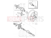 MV Agusta 2003 F4 750 SPR Rear Wheel Assembly