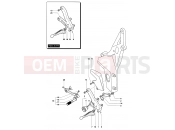 MV Agusta 2003 F4 750 SPR Footrest Assembly Left