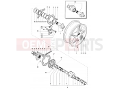 Rear Wheel Assembly - MV Agusta 2005 F4 Tamburini