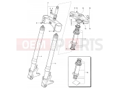 MV Agusta 2007-2008 F4 312R 1000 Front Suspension Assembly