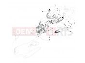 MV Agusta 2012 F4 R Headlight Components