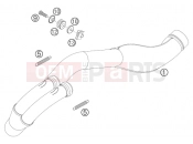 KTM 525 EXC RACING  SIX.DAYS (8503D2) [EU] 2004 EXHAUST SYSTEM