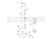 KTM 525 EXC RACING  SIX.DAYS (8503D2) [EU] 2004 REAR BRAKE CONTROL