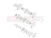 KTM 525 EXC RACING  SIX.DAYS (8503D2) [EU] 2004 TRANSMISSION II - COUNTERSHAFT