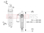 SHOCK ABSORBER - KTM 250 SXS (6300D1) [EU] 2004