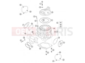 CYLINDER, CYLINDER HEAD - KTM 250 SXS (6300D1) [EU] 2004