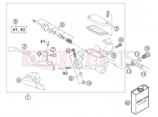 FRONT BRAKE CONTROL - KTM 105 SX (6101D5) [EU] 2004