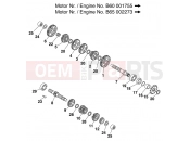 TRANSMISSION - KTM 65 SX (600106) [EU] 2000