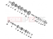 TRANSMISSION - KTM 60 SX (600105) [EU] 2000