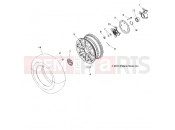 WHEELS | WHEELS, FRONT and HUB - A18SVS95FR - Polaris SCRAMBLER 1000 XP ZUG (R09) (A18SVS95FR) 2018